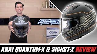 Arai Quantum-X and Signet-X Helmet Review at SpeedAddicts.com