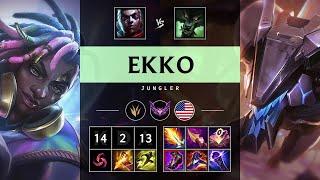 Ekko Jungle vs Warwick - NA Master Patch 25.12