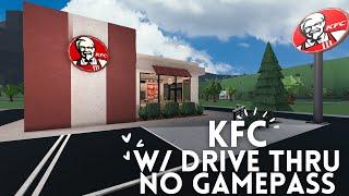 building a kfc with the new update! bloxburg build & tour - itapixca builds