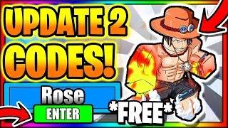 ALL *NEW* SECRET OP WORKING CODES! [Update 2] Roblox One Piece Rose