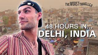 British Guy in Delhi, India - 48 hours in Delhi Travel Vlog (Avoiding Scams, Chandni Chowk, Markets)