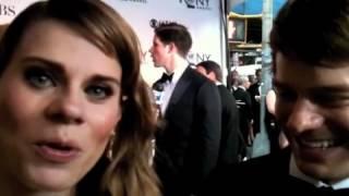 Celia and Andrew Keenan-Bolger on the Red Carpet at the 2012 Tony Awards