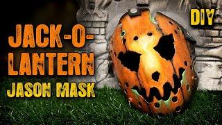 Jack-O-Lantern Jason Mask - Halloween DIY