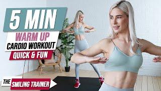 5 Min Cardio Warm Up Workout | Quick Fit Fun Warm Up for Any Workout