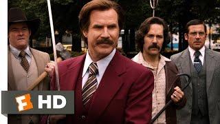 Anchorman 2: The Legend Continues - News Team Fighting Words Scene (9/10) | Movieclips