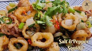 Very easy Chinese Style Salt & Pepper Squids/Calamaris