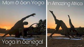 Yoga In Africa Amazing ‍️ Mother & Son