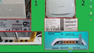 HUAWEI gpon modem bilan ADSL WIFI modemni LAN kabel orqali ulash