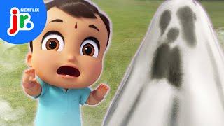 Bheem VS the Toy-Stealing Ghost!  Mighty Bheem's Playtime | Netflix Jr