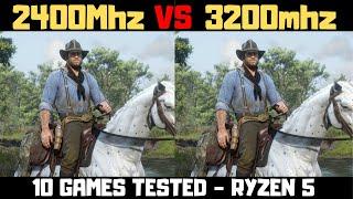 Ram DDR4 2400 Vs 3200 Mhz Gaming Test In 10 Games