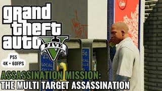 GTA 5 - Assassination Mission - The Multi Target Assassination (Gold Medal) - PS5 (4K 60FPS)