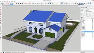 SketchUp Работа со слоями и Группами