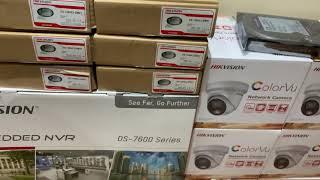 HIKVISION COLORVU CCTV SECURITY SYSTEMS READY FOR INSTALLATION