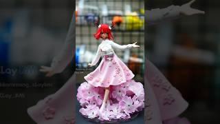 Beautiful Hanbok with Cherry Blossom Making VTuber Clay Art Anime Figure / 꽃핀