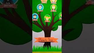 Family Tree/ Family Tree School Project/ DIY Family Tree/ DIY School Project/ Family Tree Model