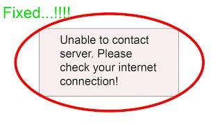 Roblox Unable To Contact Server Please Check Your Internet Connection Error In Android & ios