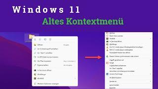 Altes Kontextmenü in Windows 11 aktivieren #WindowsPower