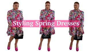 STYLING SPRING DRESSES 2022 | SPRING DRESS HAUL | SPRING OUTFIT IDEAS