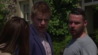 Aaron Punches Andy For Having Robert Shot - Emmerdale