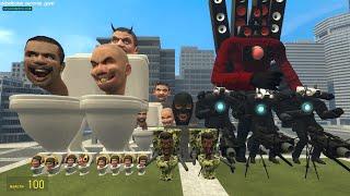 NEW CAMERAMAN ARMY VS SKIBIDI TOILET FAMILY VS SPEAKERMAN BOSSES!! Garry's Mod | Skibidi Toilet #2