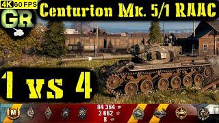 World of Tanks Centurion Mk. 5/1 RAAC Replay - 8 Kills 4.3K DMG(Patch 1.4.0)