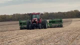 Sowing wheat at Stroda Farms near Hope, Kansas, in 2022