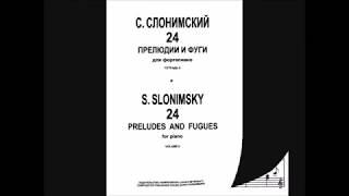 S. Slonimsky Prelude and Fugue g - moll