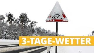 3-Tage-Wetter: Glättealarm! Massiver Schneefall und Eisregen