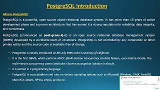 Introduction to PostgreSQL and RDBMS in Telugu - Lesson 1