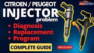 Complete Citroen/Peugeot Injector Replacement and Programming Tutorial #injector