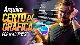 ️GUIA DEFINITIVO para Gerar Arquivo CORRETO para GRÁFICA e Como Converter PDF em CURVAS