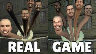 SKIBIDI TOILET EPISODES: REAL VS GAME! I RECREATED SKIBIDI TOILET EPISODES in Garry's Mod!