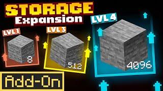 Minecraft Bedrock STORAGE EXPANSION ADDON: 2.4 Rating what went wrong?