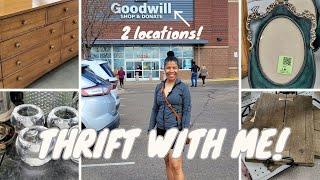 THRIFT WITH ME! TWO GOODWILL LOCATIONS 