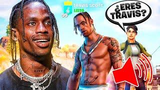 Me hago pasar por TRAVIS SCOTT con su SKIN y su NOMBRE en Fortnite...