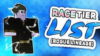 RACE TIER LIST IN ROGUE LINEAGE