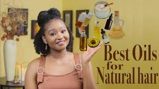 10 BEST OILS FOR NATURAL HAIR | 4C hair care | Tsholo Phoka