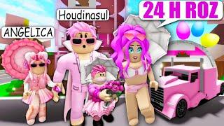 24 DE ORE IN ROZ PE BROOKHAVEN CU FAMILIA MEA (Roblox)