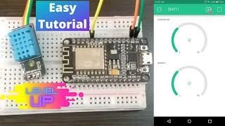 DHT11 with Blynk nodeMCU ESP8266 Tutorial