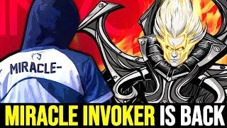 MIRACLE Invoker is back! Epic Combo Clash 7.22 Dota 2