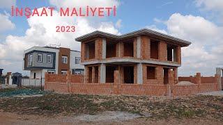 Müstakil ev kaba inşaat maliyeti | Müstakil ev maliyeti 2023