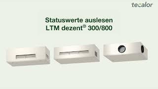 Regler LTM dezent® 300/800 l Statuswerte auslesen