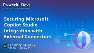 Securing Microsoft Copilot Studio integration with external connectors