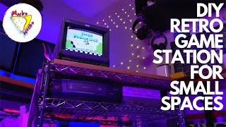 Retro Gaming In Small Spaces! | How I Built a Moving Retro Gaming Station for Easy Playing!