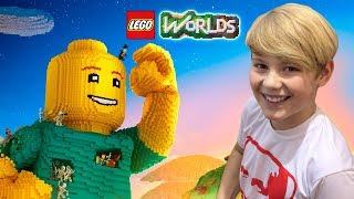 LEGO Worlds Прохождение #1  - ГОРОД ИЗ ЛЕГО ПЕРВЫЙ ВЗГЛЯД