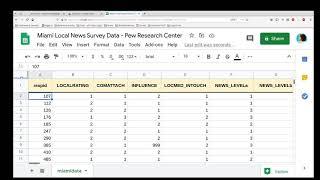 Google Sheets: Pinning top row