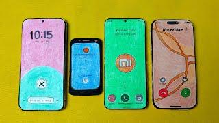 SAMSUNG S24 plus/PALM phone/Xiaomi flip/iPhone 16 pro,alarm+meet+ WhatsApp+incoming calls