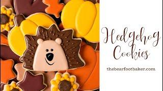 Hedgehog Cookies | The Bearfoot Baker