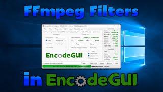 [EncodeGUI Official Video Tutorial] How to Use the FFmpeg Filters (Crop, Resize, Rotate, Sharpening)