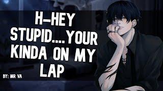 Waking Up On A Rude Goth Boys Lap | [M4A] [Annoyed] [Sarcastic] [Sort of Complimenting You]